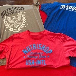 Bundle of 3 Nutrishop T Shirts